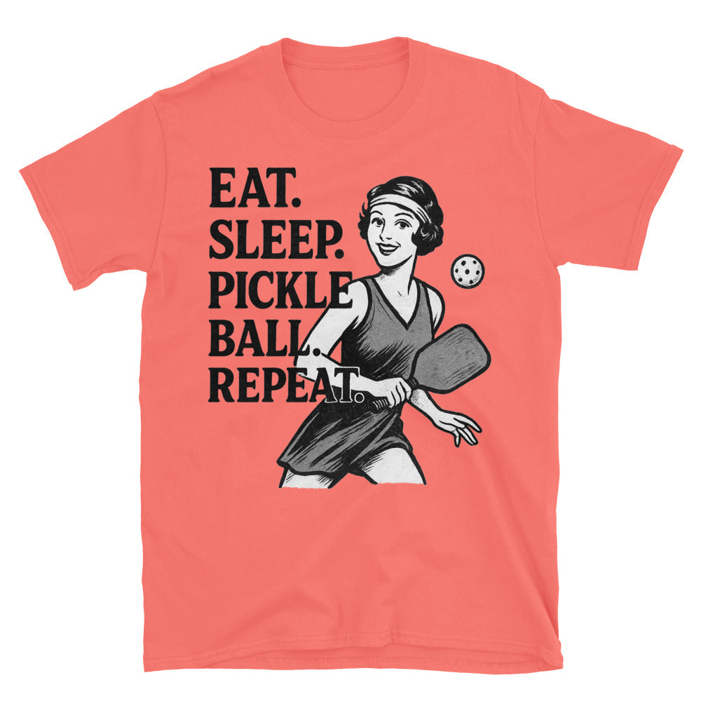 Eat. Sleep. Pickleball. Repeat T-Shirt Hoodie, Sweatshirt | CiraTrend.com (Image 5)
