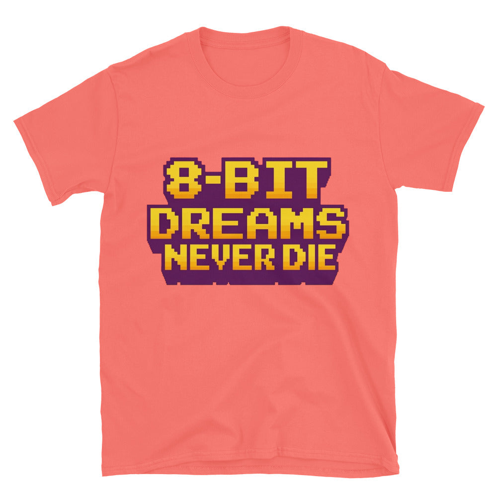 8-Bit Dreams Never Die T-Shirt Hoodie, Sweatshirt | CiraTrend.com (Image 3)