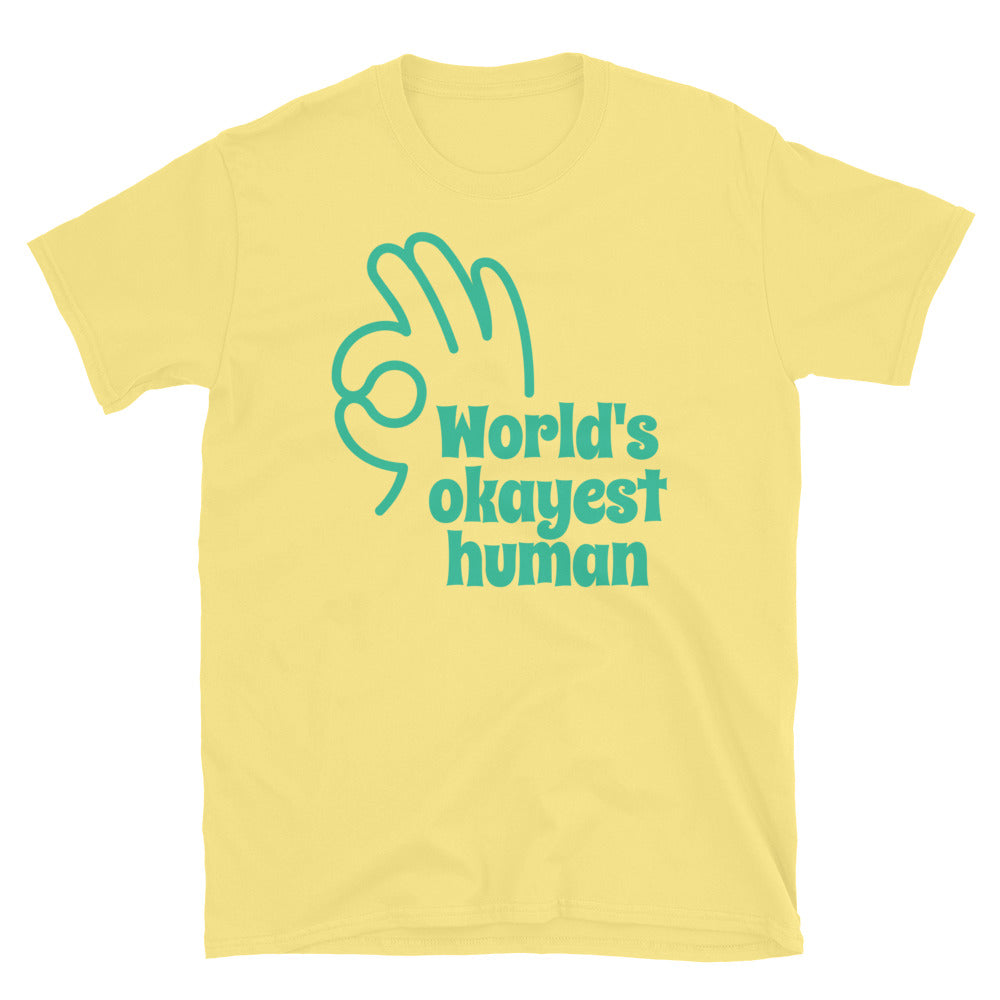 World's Okayest Human T-Shirt Hoodie, Sweatshirt | CiraTrend.com (Image 1)