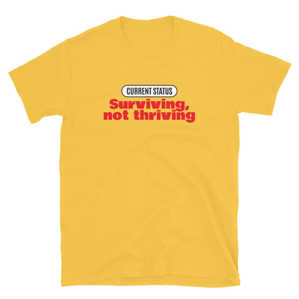 Current Status: Surviving, Not Thriving T-Shirt Hoodie, Sweatshirt | CiraTrend.com (Image 3)