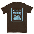 Adulting: One Star, Would Not Recommend T-Shirt Hoodie, Sweatshirt | CiraTrend.com (Image 1)