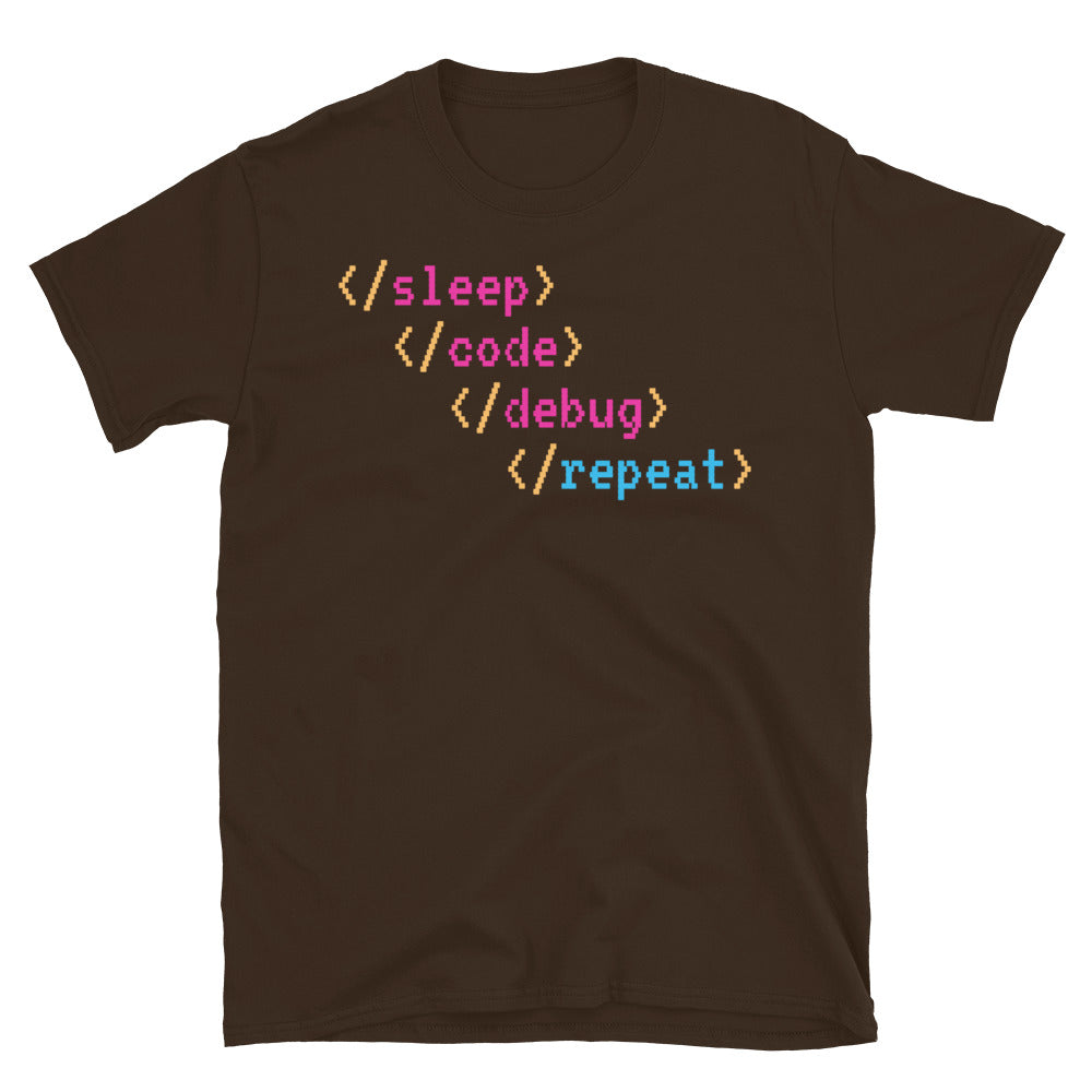 Sleep, Code, Debug, Repeat T-Shirt Hoodie, Sweatshirt | CiraTrend.com (Image 5)
