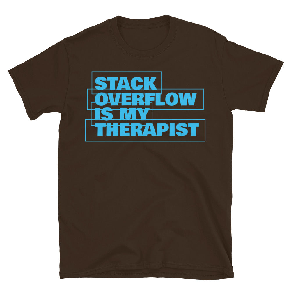 Stack Overflow is My Therapist T-Shirt Hoodie, Sweatshirt | CiraTrend.com (Image 5)