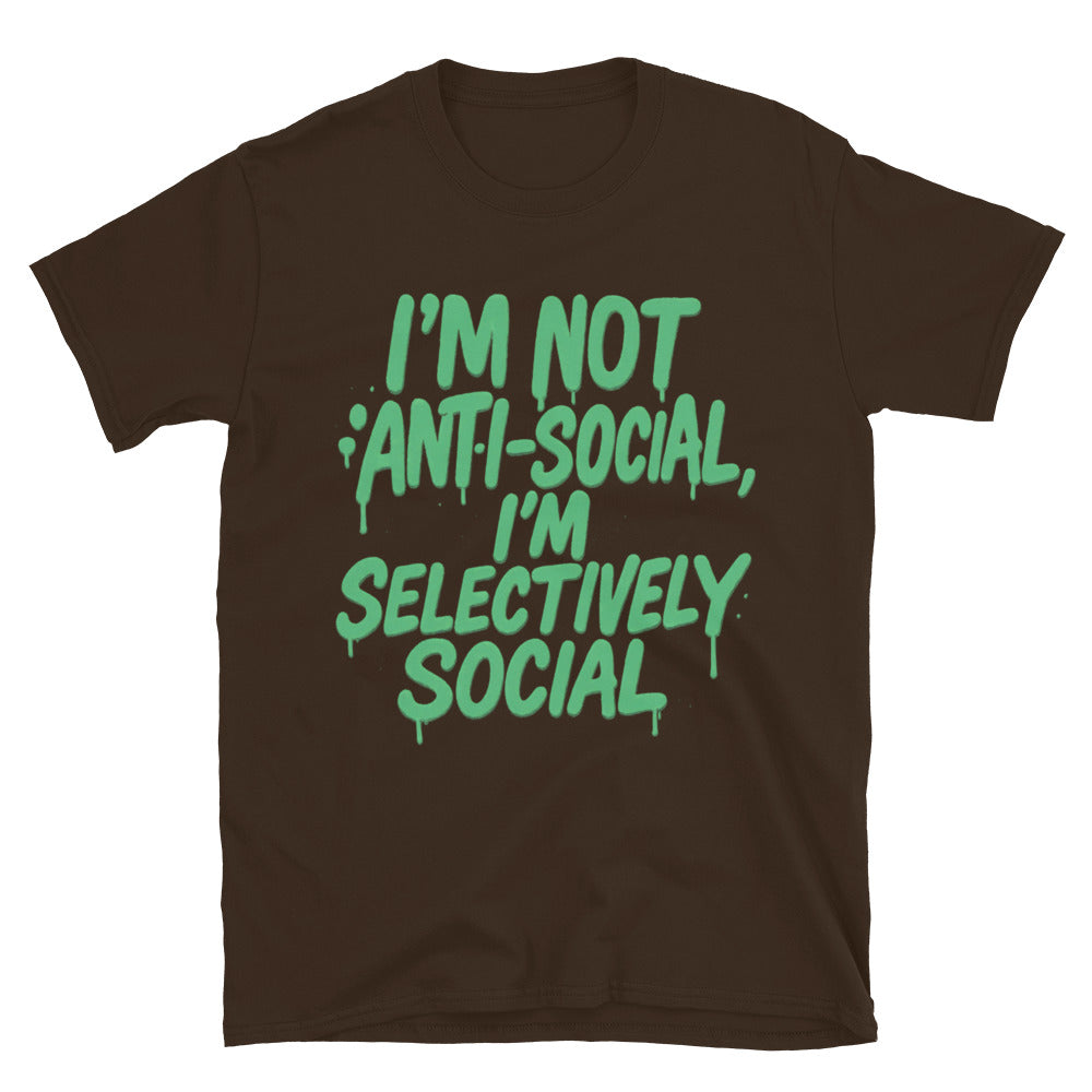 I'm Not Anti-Social, I'm Selectively Social T-Shirt Hoodie, Sweatshirt | CiraTrend.com (Image 5)