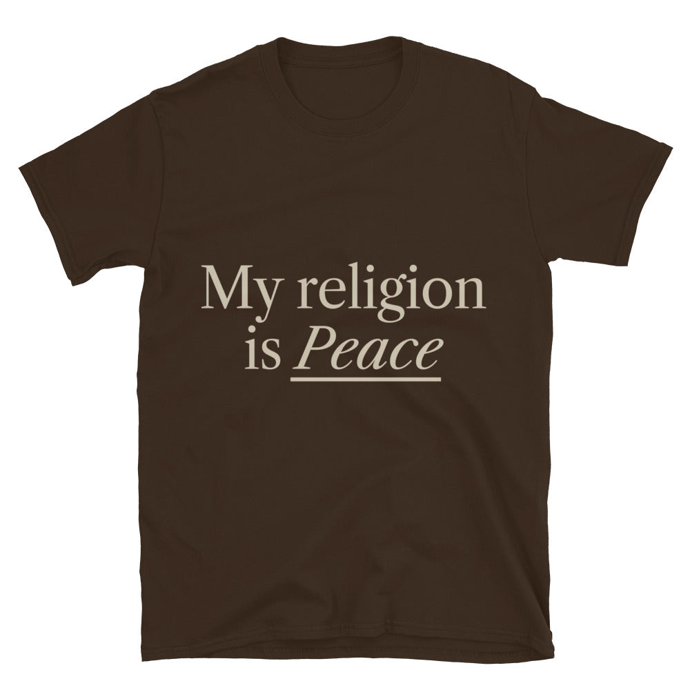 My Religion Is Peace T-Shirt Hoodie, Sweatshirt | CiraTrend.com (Image 1)