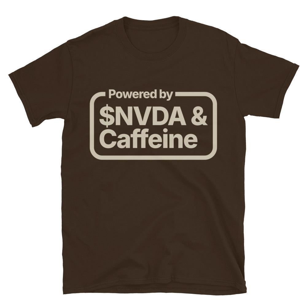 Powered By $NVDA & Caffeine T-Shirt Hoodie, Sweatshirt | CiraTrend.com (Image 1)