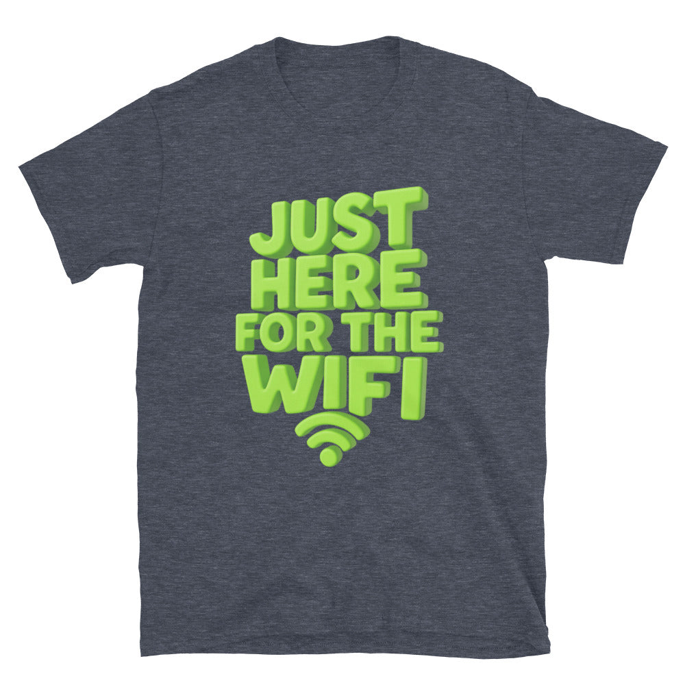 Just Here For The Wifi T-Shirt Hoodie, Sweatshirt | CiraTrend.com (Image 5)