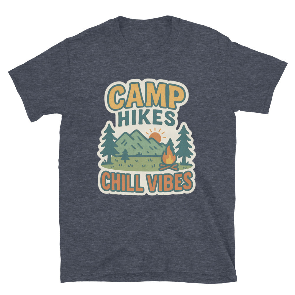 Camp Hikes & Chill Vibes T-Shirt Hoodie, Sweatshirt | CiraTrend.com (Image 5)