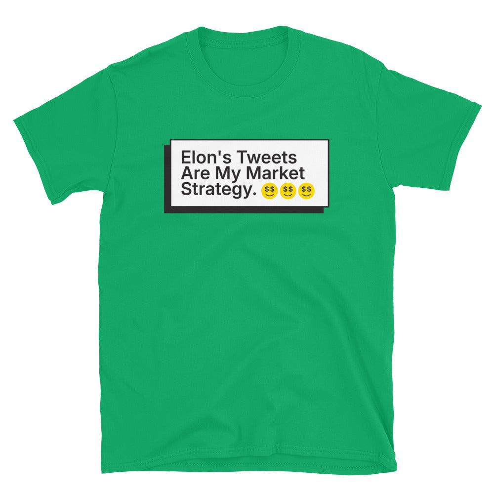 Elon's Tweets Are My Market Strategy T-Shirt Hoodie, Sweatshirt | CiraTrend.com (Image 1)