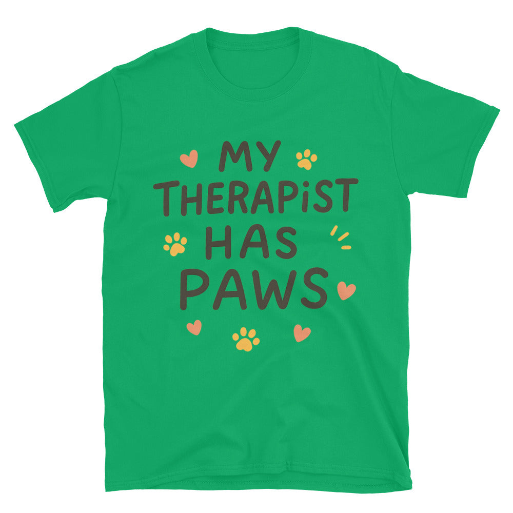 My Therapist Has Paws T-Shirt Hoodie, Sweatshirt | CiraTrend.com (Image 3)