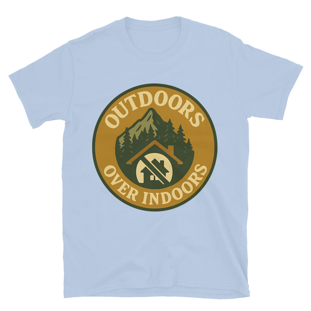 Outdoors Over Indoors T-Shirt Hoodie, Sweatshirt | CiraTrend.com (Image 5)