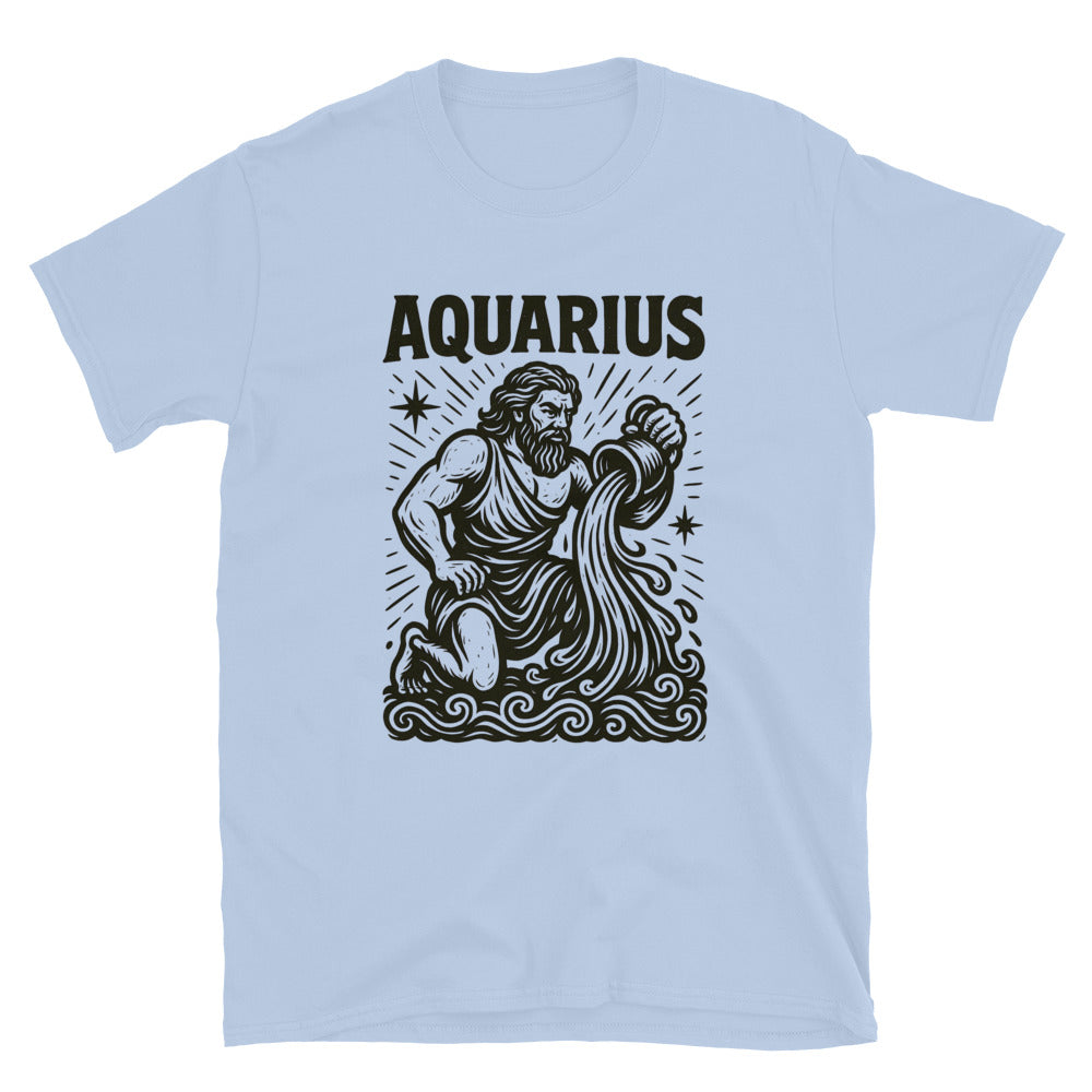 Aquarius Zodiac Art T-Shirt Hoodie, Sweatshirt | CiraTrend.com (Image 1)