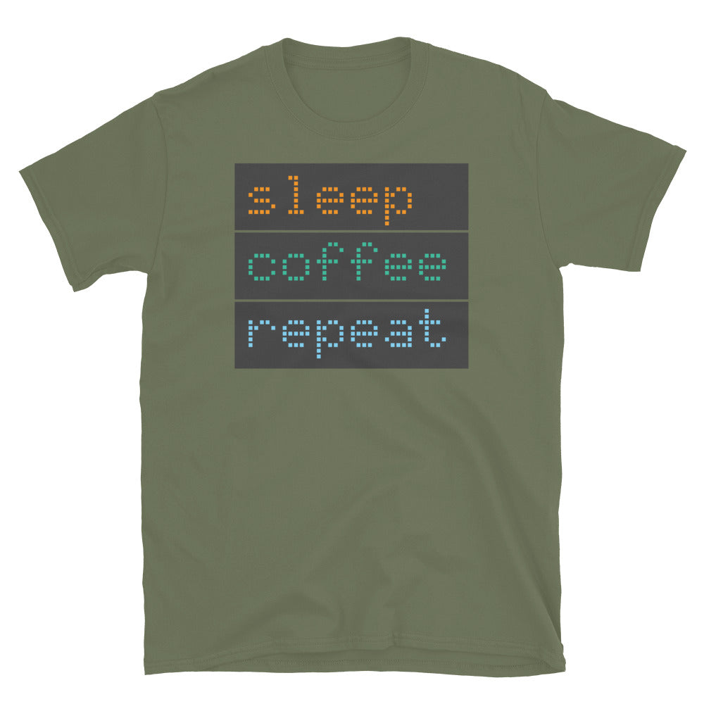 Sleep, Coffee, Repeat T-Shirt Hoodie, Sweatshirt | CiraTrend.com (Image 5)