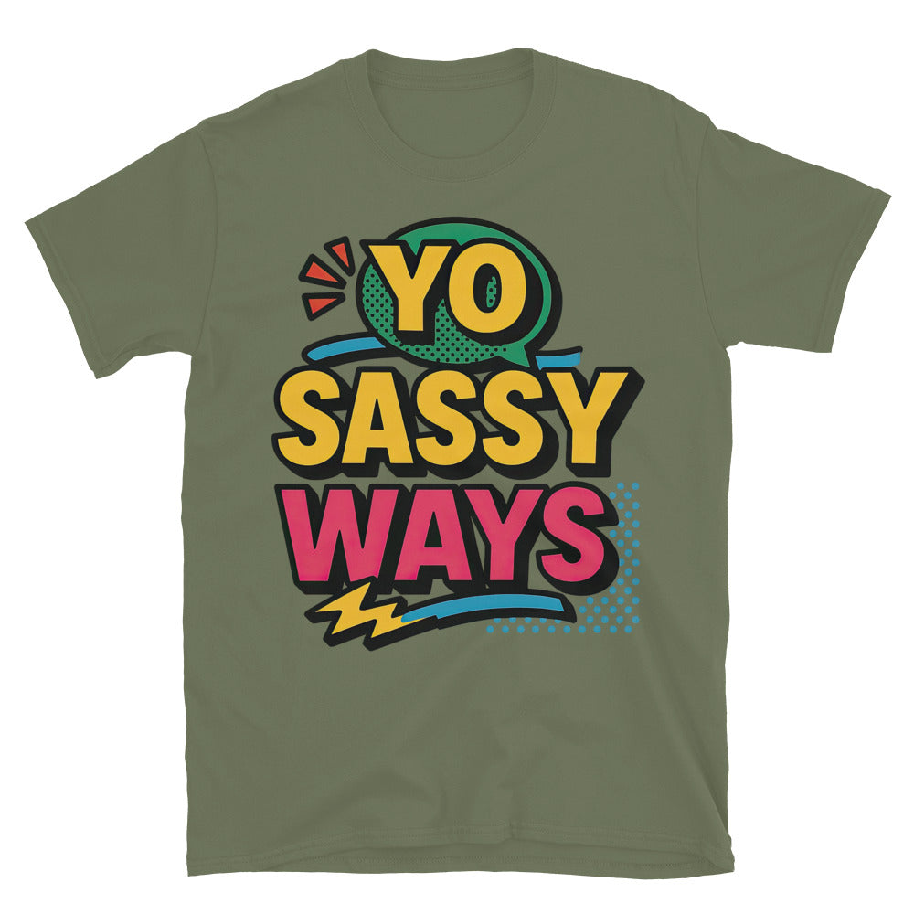 Yo Sassy Ways Retro Vibe Tee Hoodie, Sweatshirt | CiraTrend.com (Image 3)