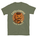 Cats & Coffee T-Shirt Style001 Hoodie, Sweatshirt | CiraTrend.com (Image 1)