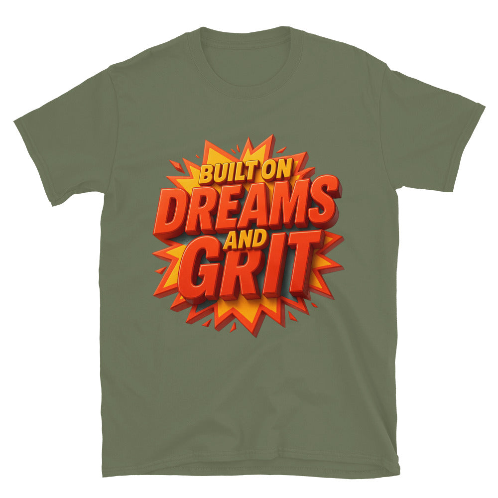 Built On Dreams And Grit T-Shirt Hoodie, Sweatshirt | CiraTrend.com (Image 5)
