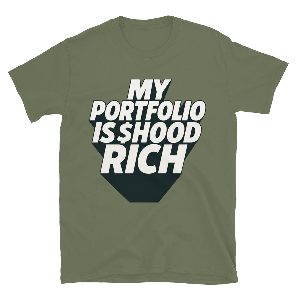 My Portfolio Is $HOOD Rich T-Shirt Hoodie, Sweatshirt | CiraTrend.com (Image 1)