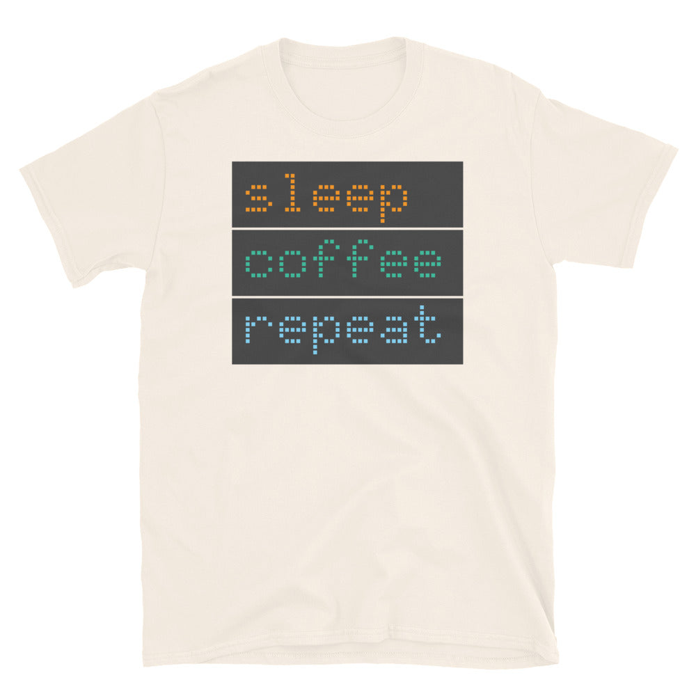 Sleep, Coffee, Repeat T-Shirt Hoodie, Sweatshirt | CiraTrend.com (Image 1)