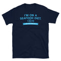 IÃ¢â‚¬â„¢m On A Seafood Diet. I See Food And Eat It T-Shirt Hoodie, Sweatshirt | CiraTrend.com (Image 1)