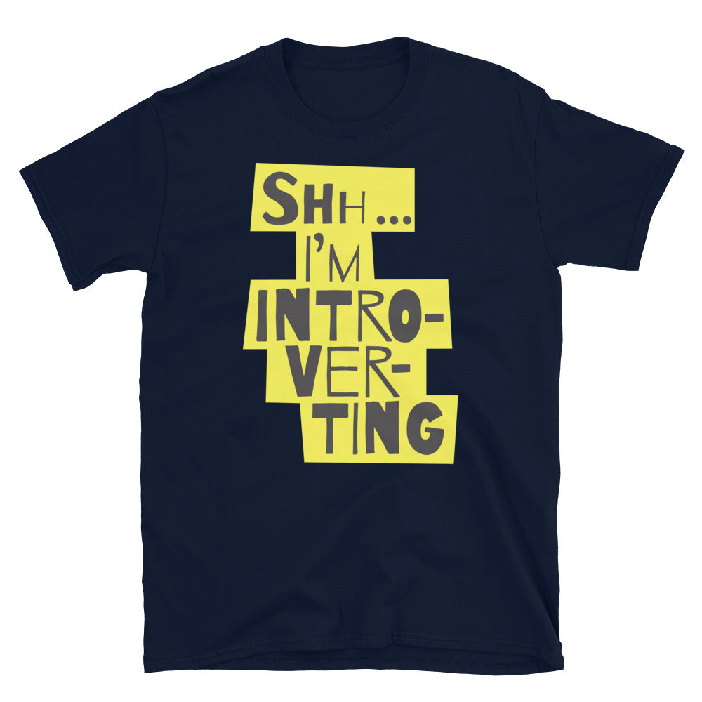 Shh... IÃ¢â‚¬â„¢m Introverting T-Shirt Hoodie, Sweatshirt | CiraTrend.com (Image 3)