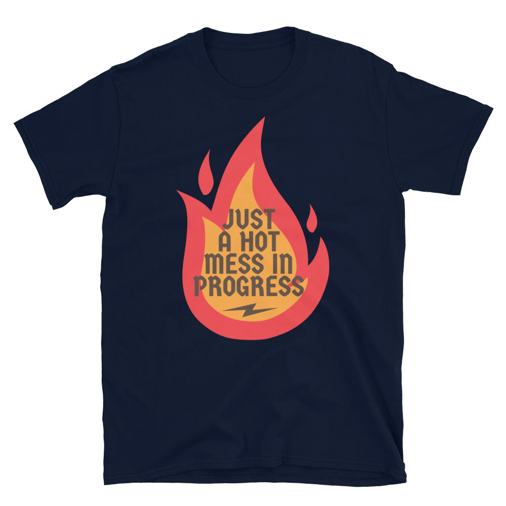 Just A Hot Mess In Progress T-Shirt Hoodie, Sweatshirt | CiraTrend.com (Image 5)