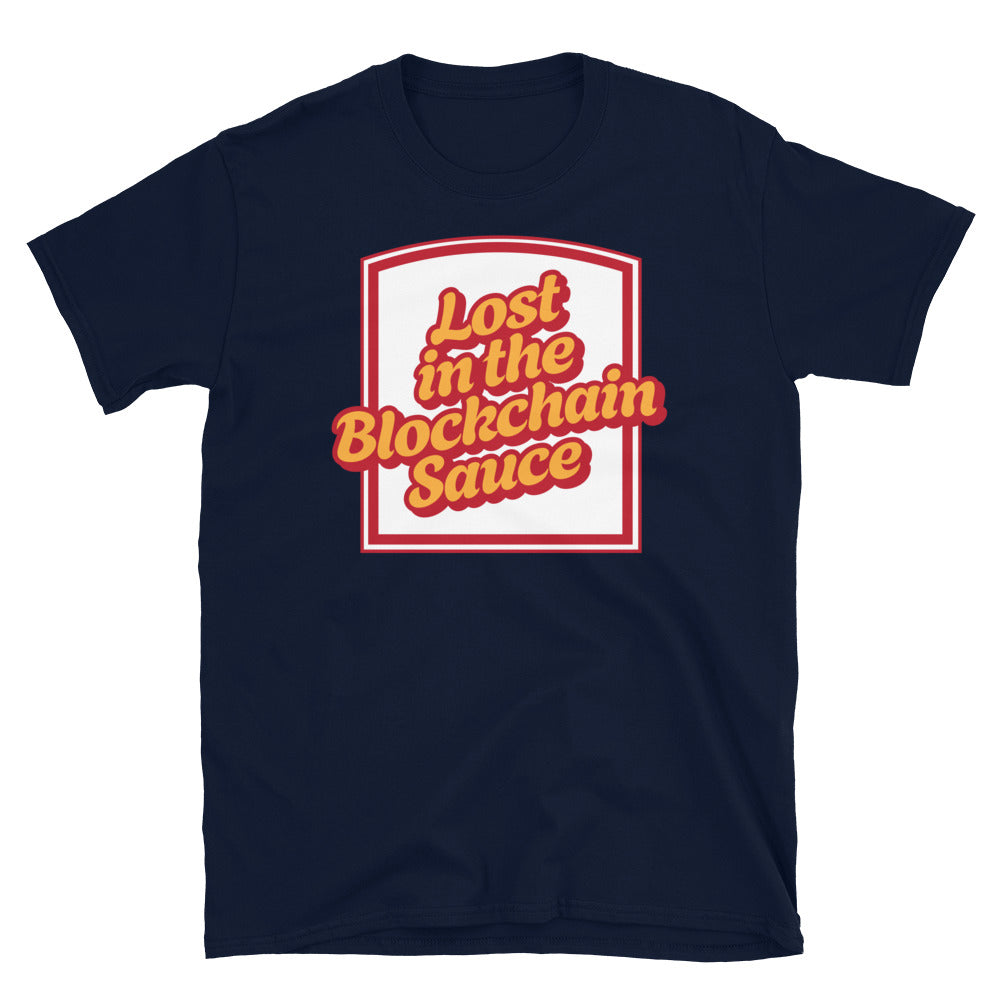 Lost in the Blockchain Sauce T-Shirt Hoodie, Sweatshirt | CiraTrend.com (Image 5)