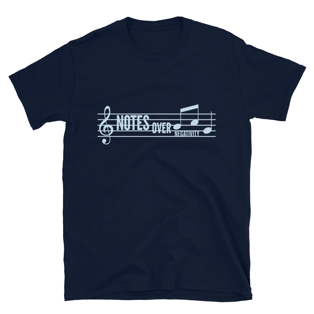 Notes Over Negativity T-Shirt Hoodie, Sweatshirt | CiraTrend.com (Image 3)
