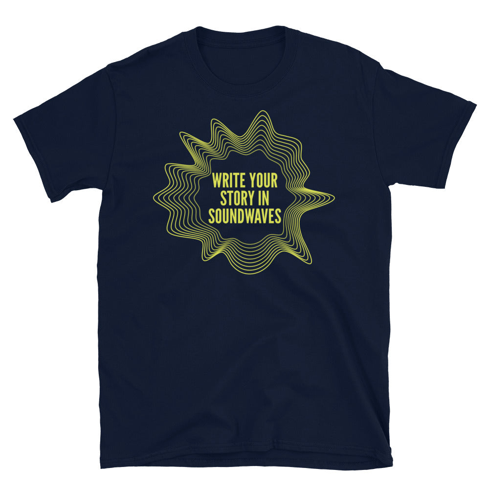 Write Your Story In Soundwaves T-Shirt Hoodie, Sweatshirt | CiraTrend.com (Image 3)