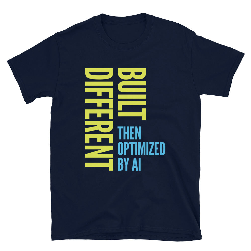 Built Different, Then Optimized By AI T-Shirt Hoodie, Sweatshirt | CiraTrend.com (Image 5)