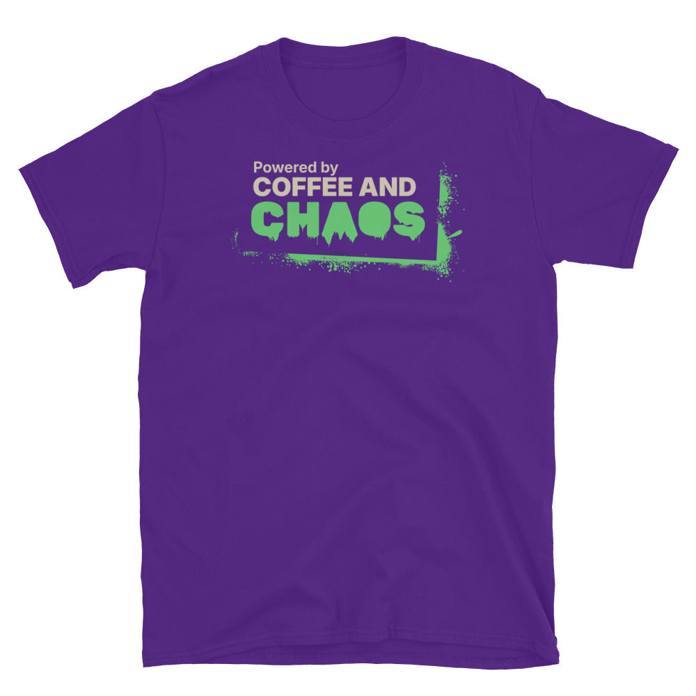 Powered By Coffee And Chaos T-Shirt Hoodie, Sweatshirt | CiraTrend.com (Image 5)