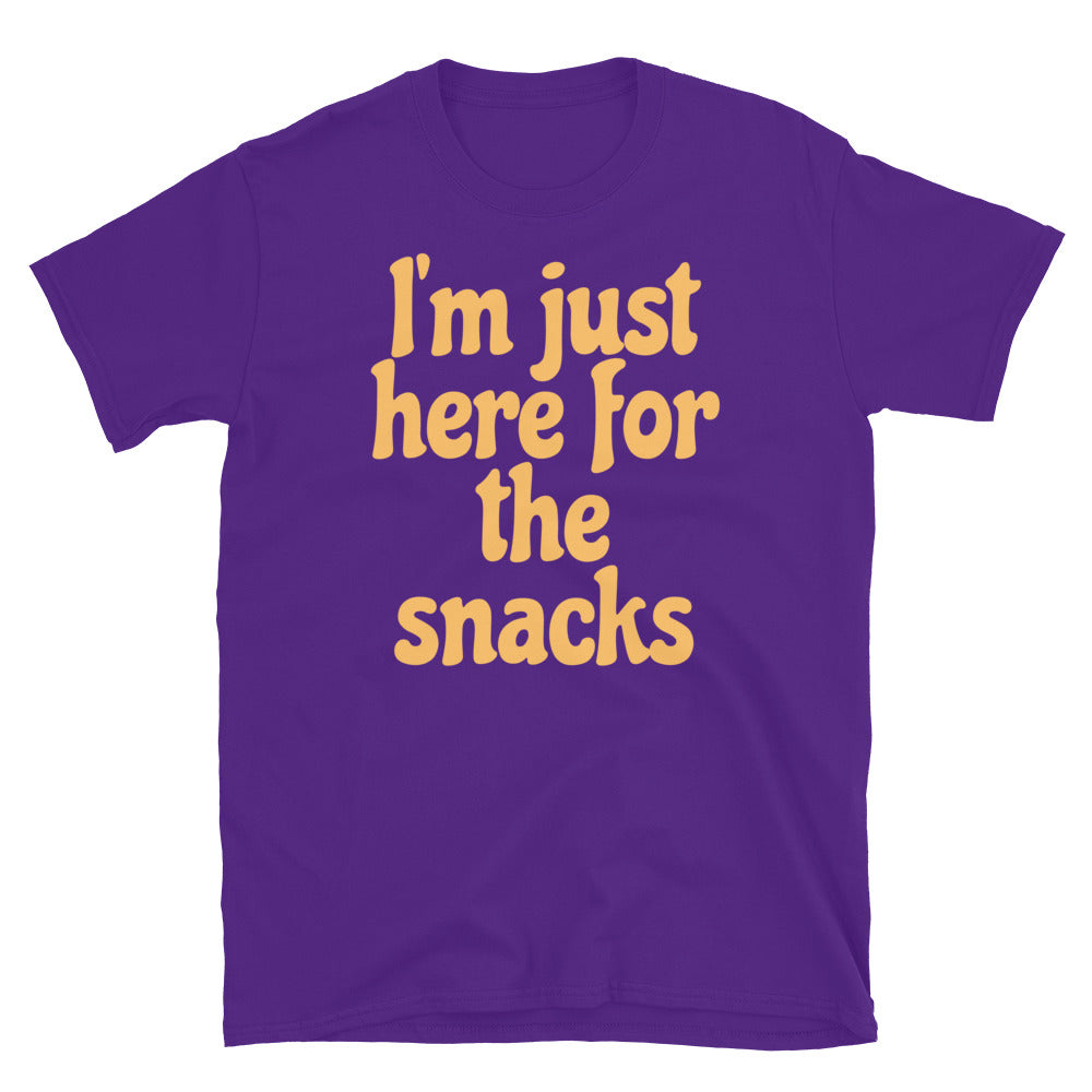 IÃ¢â‚¬â„¢m Just Here For The Snacks T-Shirt Hoodie, Sweatshirt | CiraTrend.com (Image 3)