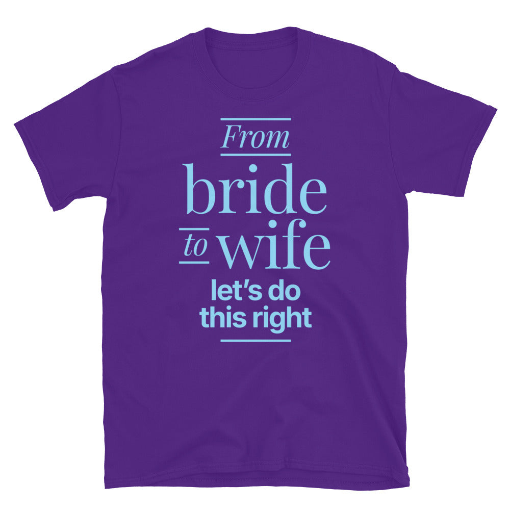 From Bride To Wife T-Shirt Hoodie, Sweatshirt | CiraTrend.com (Image 5)