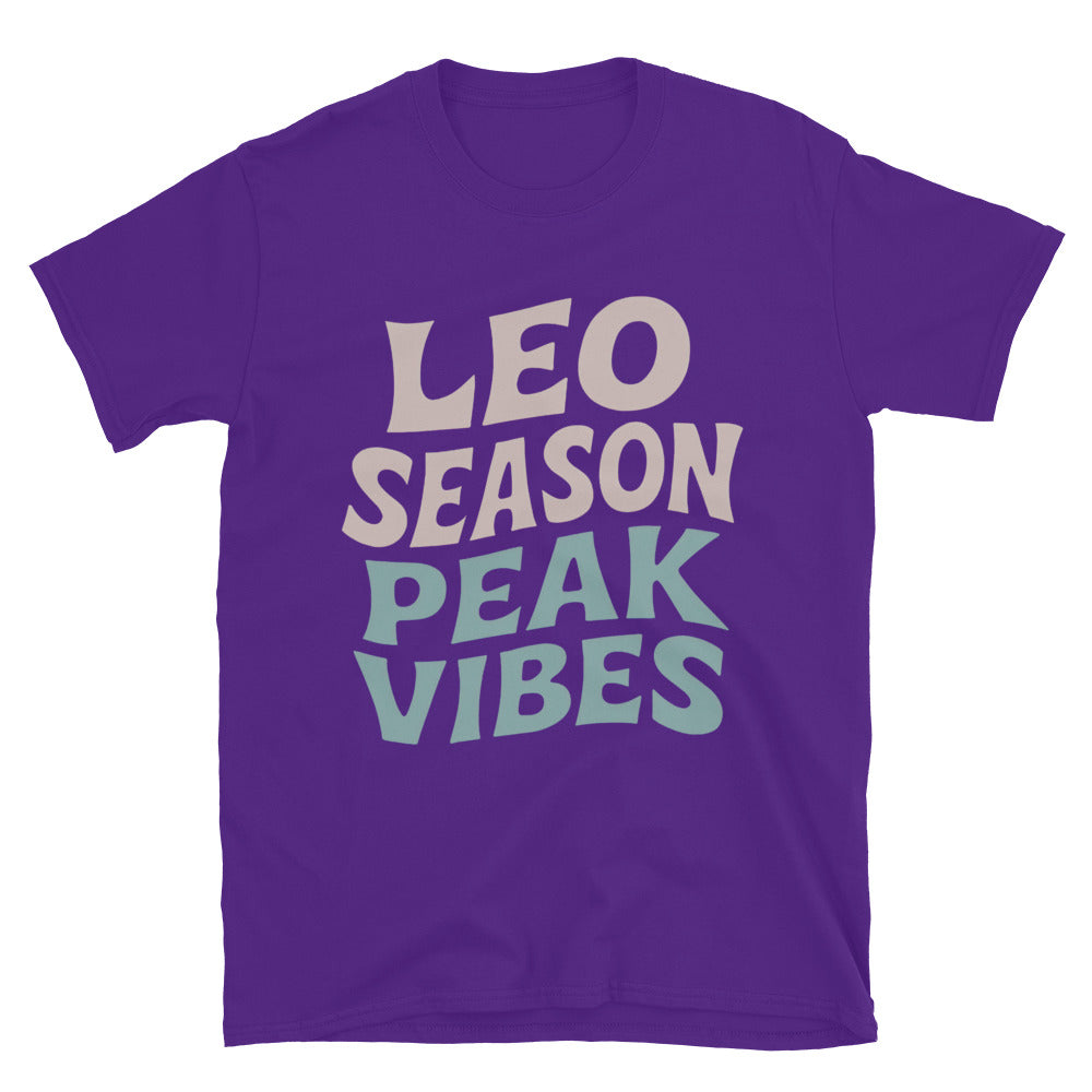 Leo Season = Peak Vibes T-Shirt Hoodie, Sweatshirt | CiraTrend.com (Image 1)