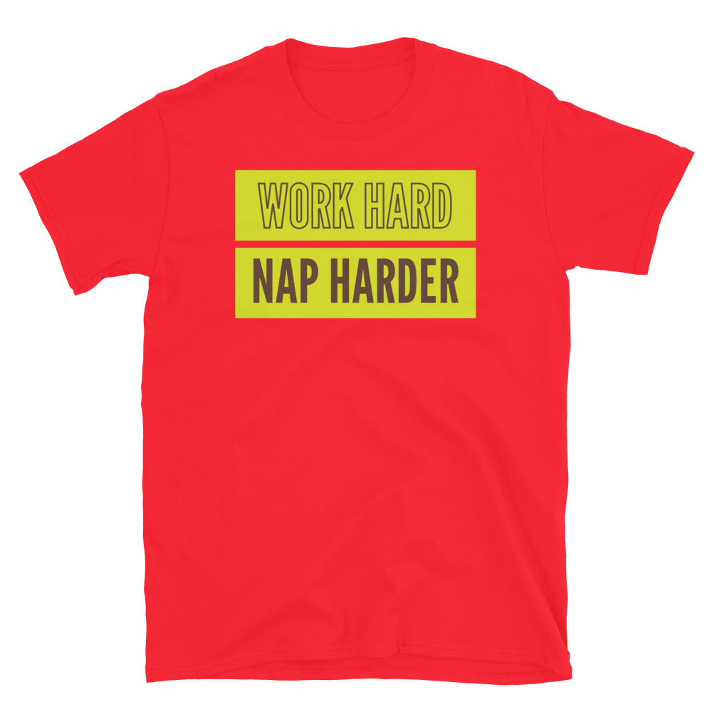 Work Hard, Nap Harder T-Shirt Hoodie, Sweatshirt | CiraTrend.com (Image 3)