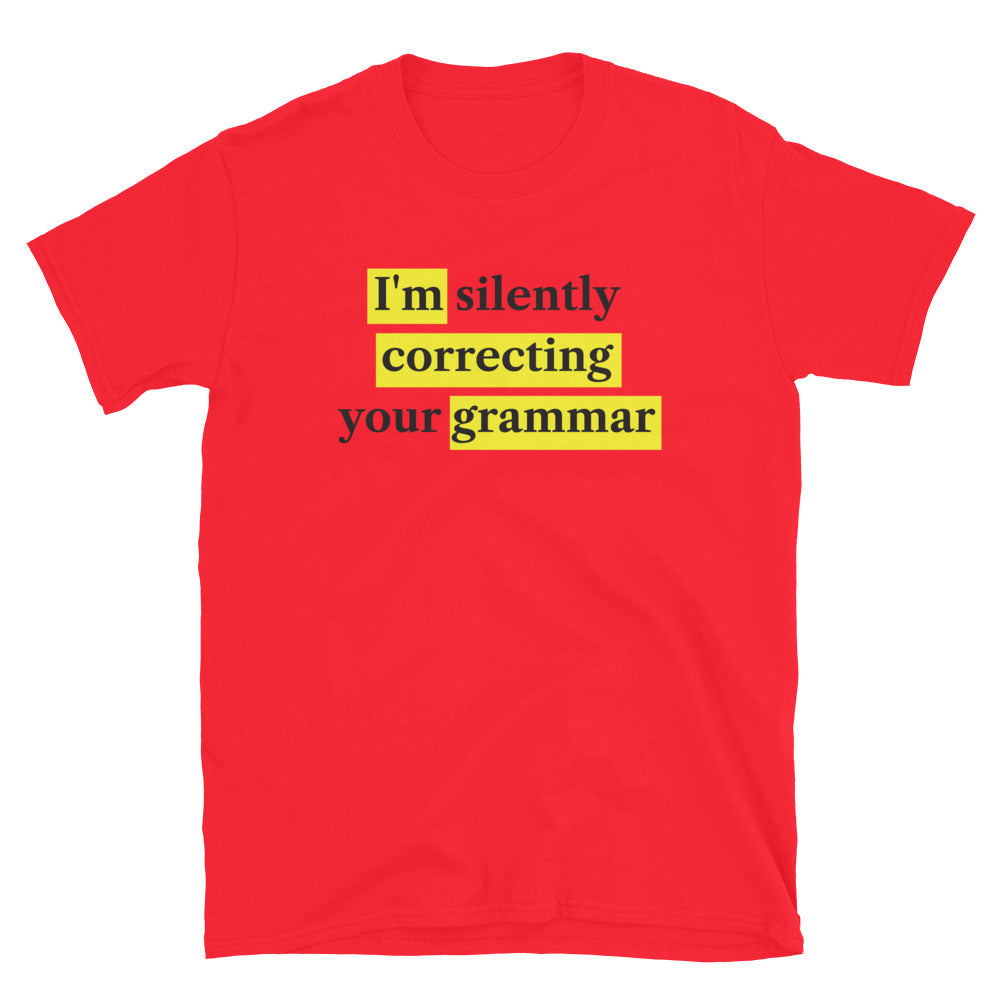 I'm Silently Correcting Your Grammar T-Shirt Hoodie, Sweatshirt | CiraTrend.com (Image 3)