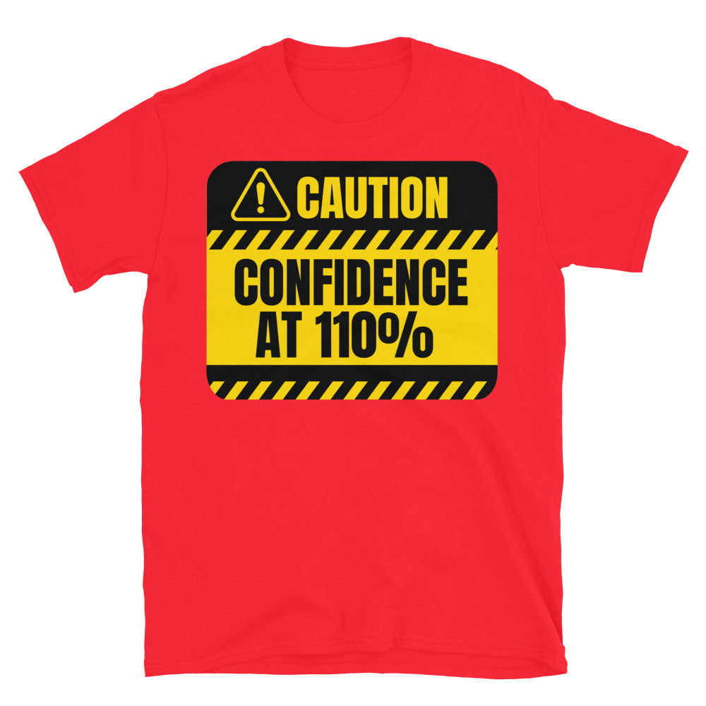 Caution: Confidence At 110% T-Shirt Hoodie, Sweatshirt | CiraTrend.com (Image 3)