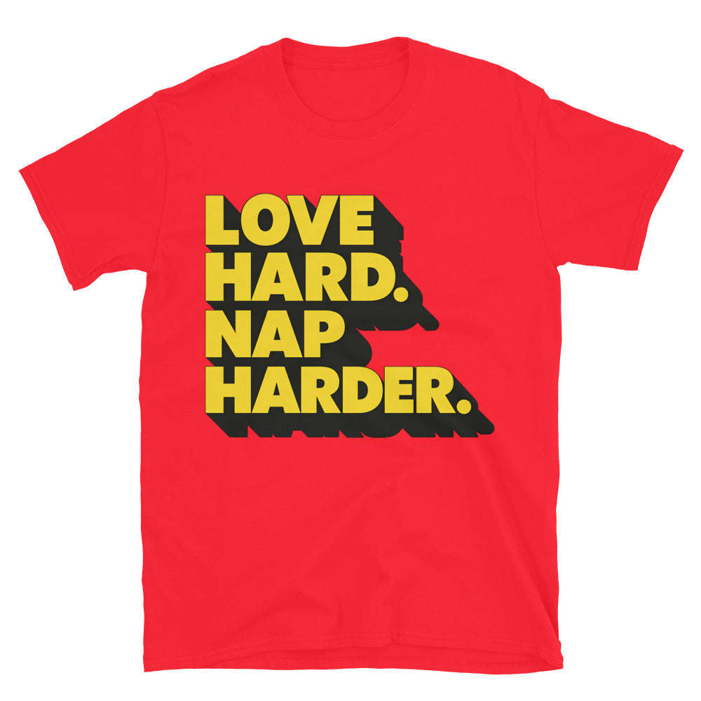 Love Hard. Nap Harder T-Shirt Hoodie, Sweatshirt | CiraTrend.com (Image 4)