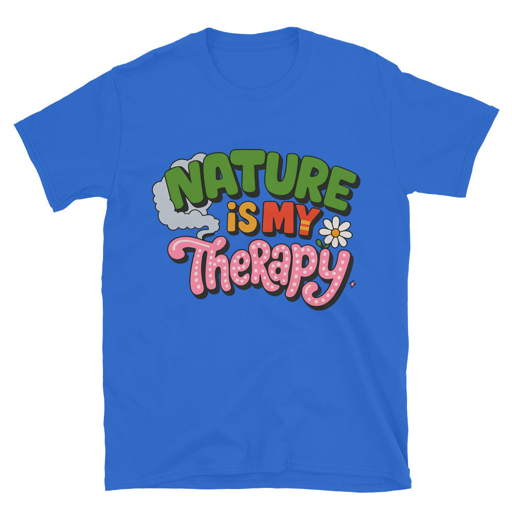Nature Is My Therapy T-Shirt Hoodie, Sweatshirt | CiraTrend.com (Image 1)