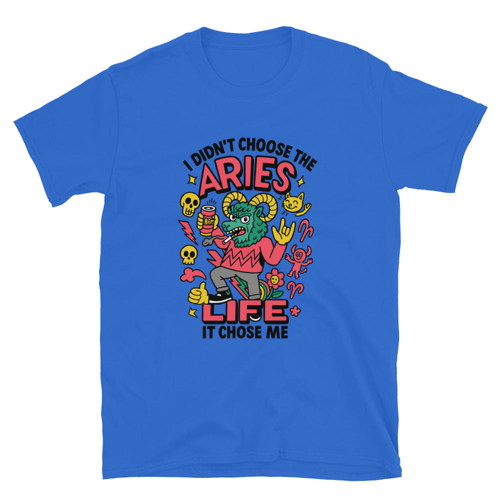 I DidnÃ¢â‚¬â„¢t Choose the Aries Life, It Chose Me T-Shirt Hoodie, Sweatshirt | CiraTrend.com (Image 3)