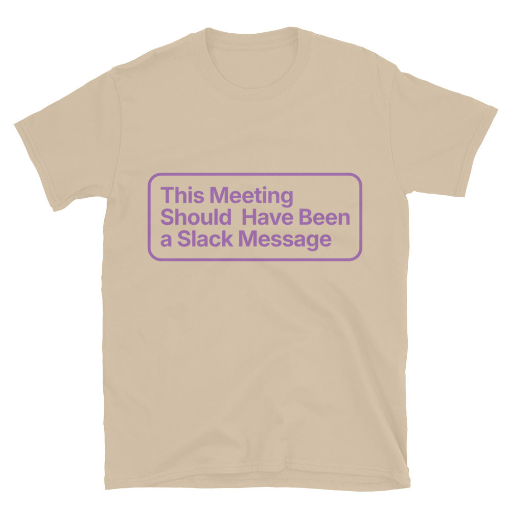 This Meeting Should Have Been Slack Message T-Shirts, Hoodie, Sweatshirt