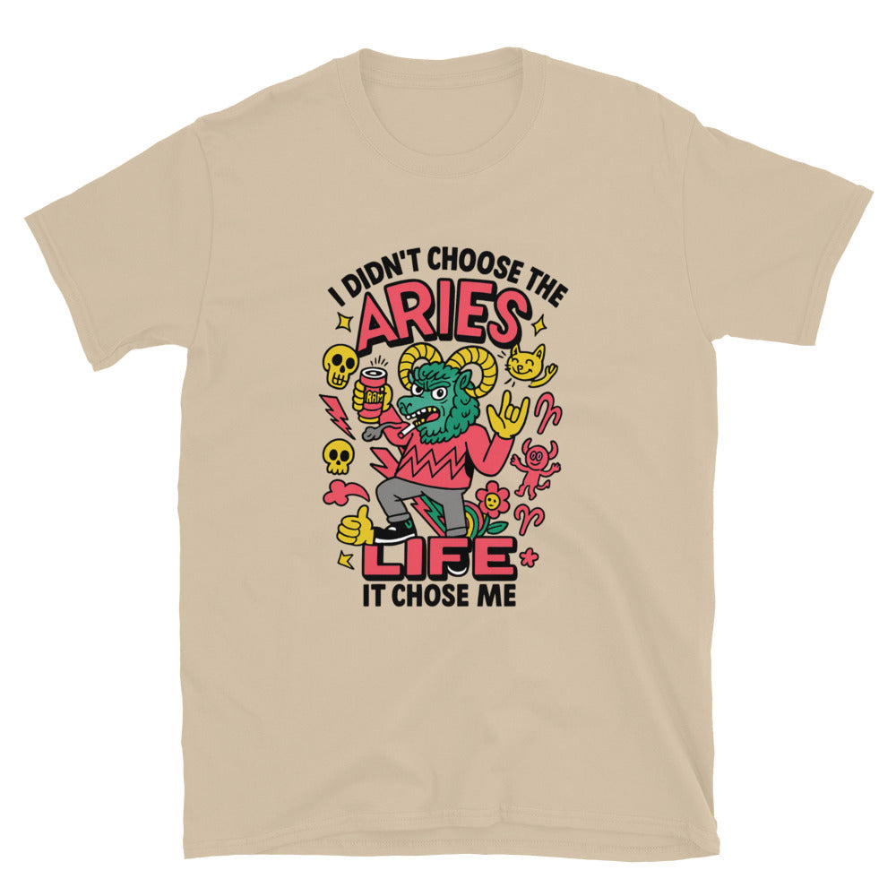 I DidnÃ¢â‚¬â„¢t Choose the Aries Life, It Chose Me T-Shirt Hoodie, Sweatshirt | CiraTrend.com (Image 5)