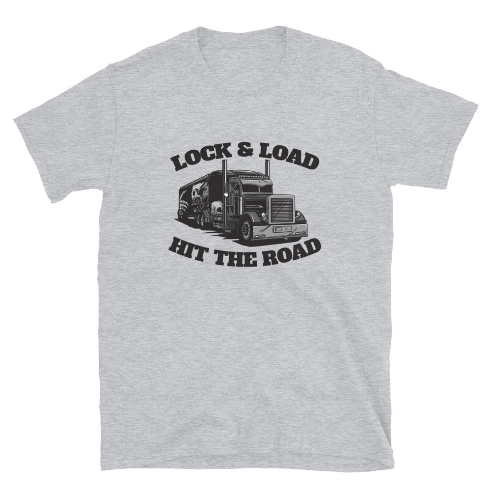 Lock, Load & Hit The Road Trucker T-Shirt Hoodie, Sweatshirt | CiraTrend.com (Image 2)