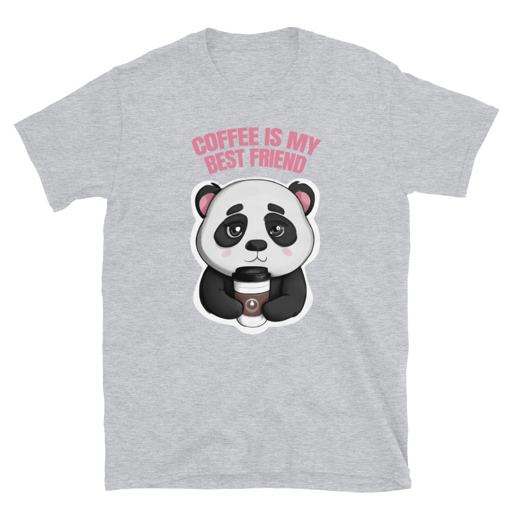 Coffee Is My Best Friend Panda T-Shirt Hoodie, Sweatshirt | CiraTrend.com (Image 3)