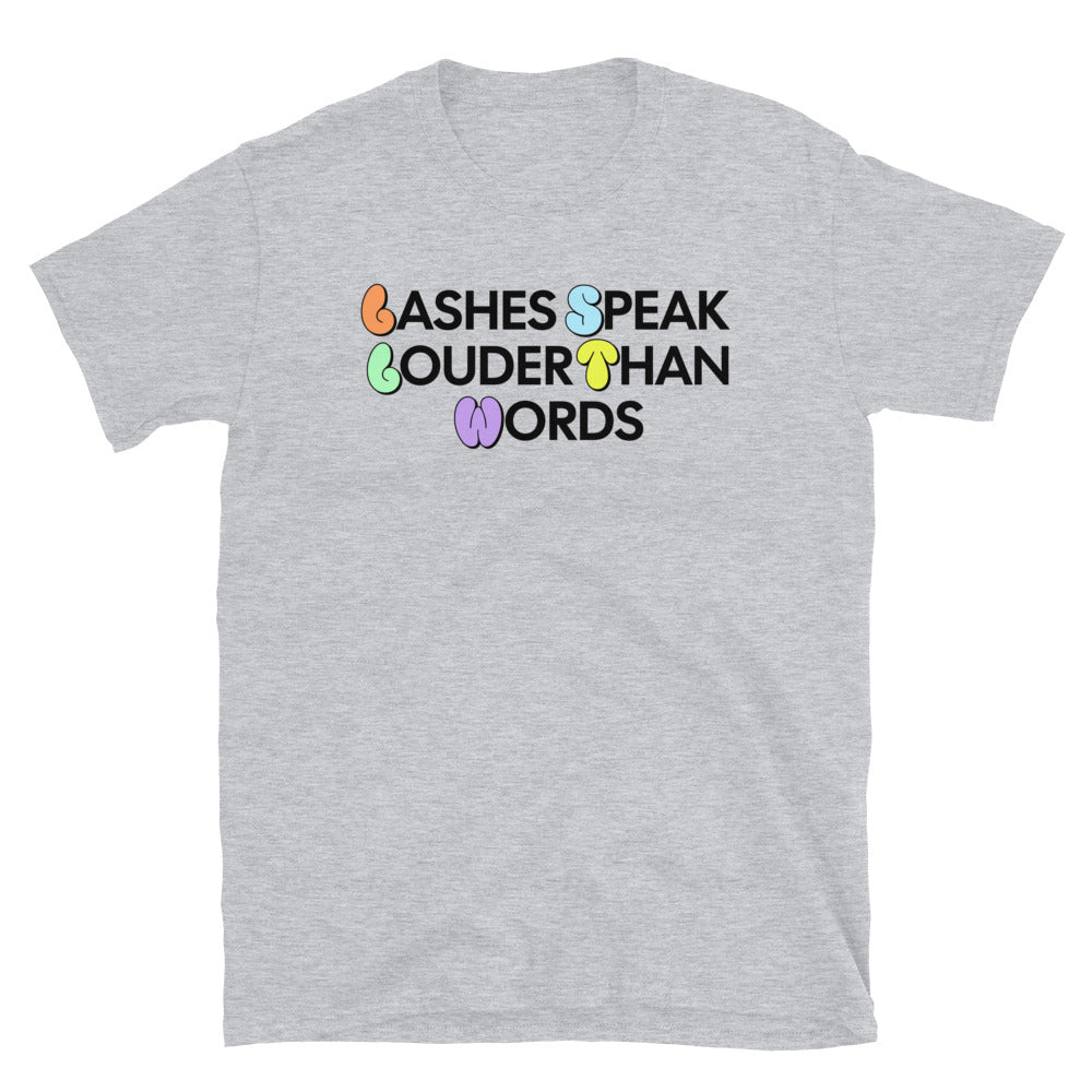Lashes Speak Louder Than Words T-Shirt Hoodie, Sweatshirt | CiraTrend.com (Image 2)
