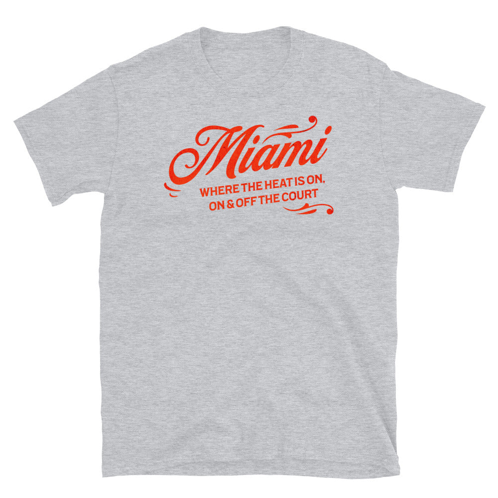 Miami Where The Heat Is On Basketball T-Shirt Hoodie, Sweatshirt | CiraTrend.com (Image 4)