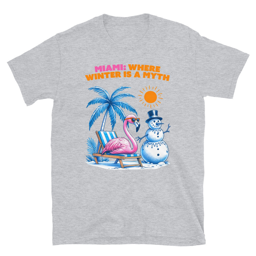 Miami Where Winter Is A Myth T-Shirt Hoodie, Sweatshirt | CiraTrend.com (Image 3)