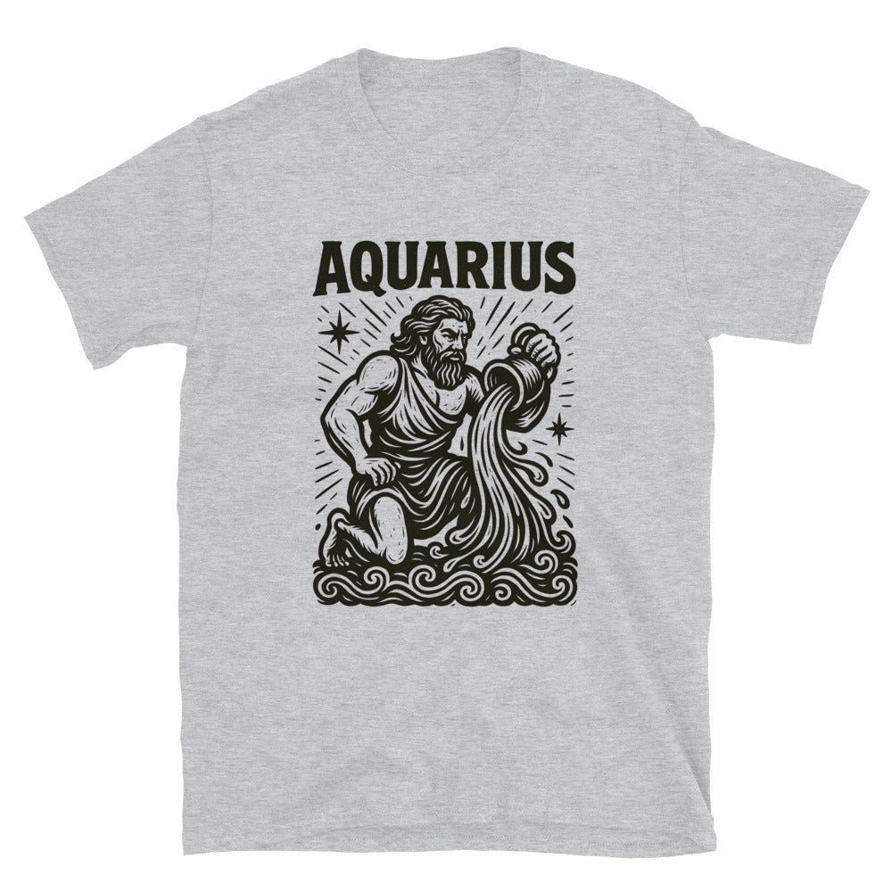 Aquarius Zodiac Art T-Shirt Hoodie, Sweatshirt | CiraTrend.com (Image 5)