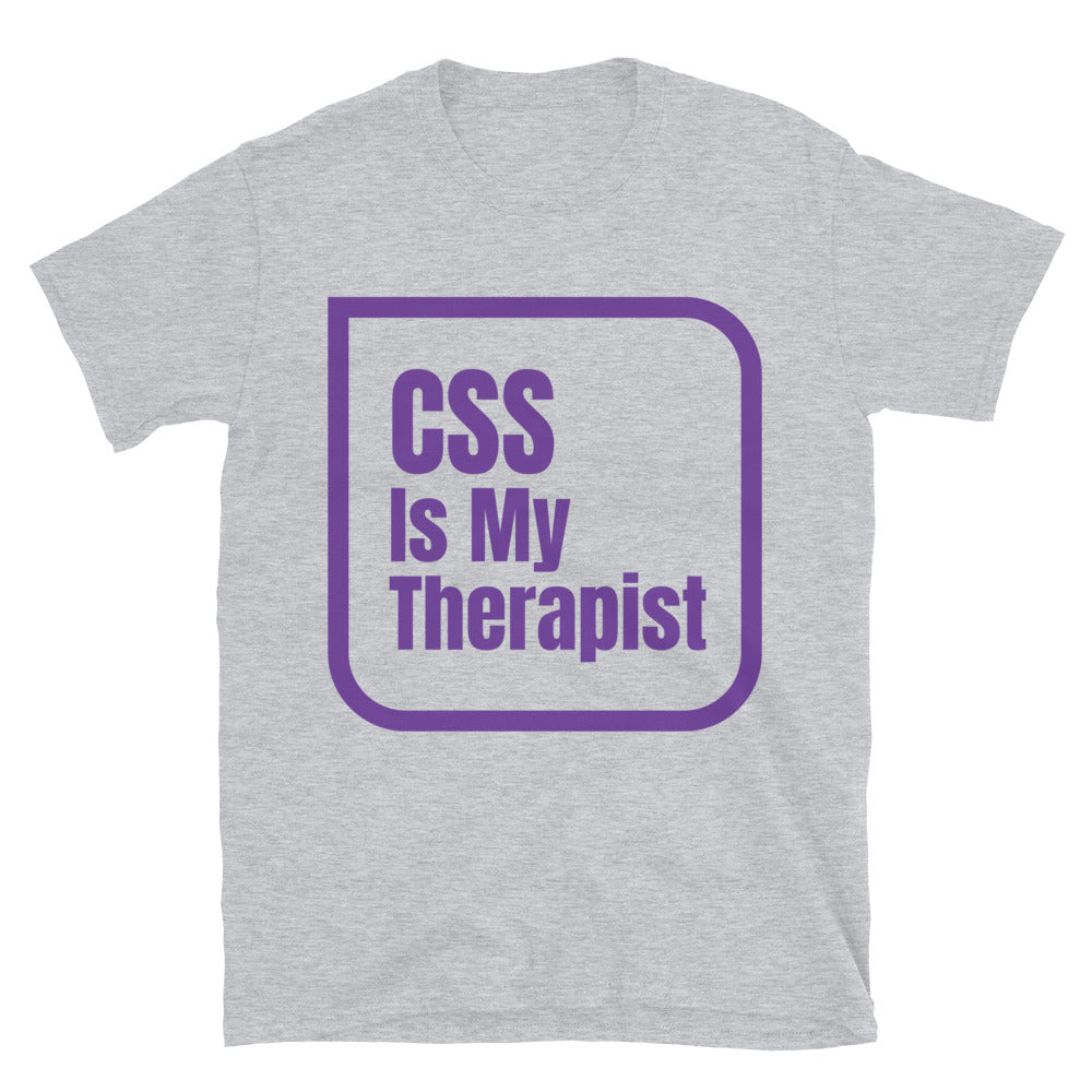 CSS Is My Therapist T-Shirt Hoodie, Sweatshirt | CiraTrend.com (Image 1)