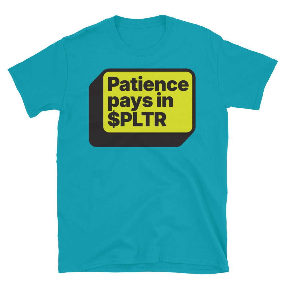 Patience Pays In $PLTR T-Shirt Hoodie, Sweatshirt | CiraTrend.com (Image 1)