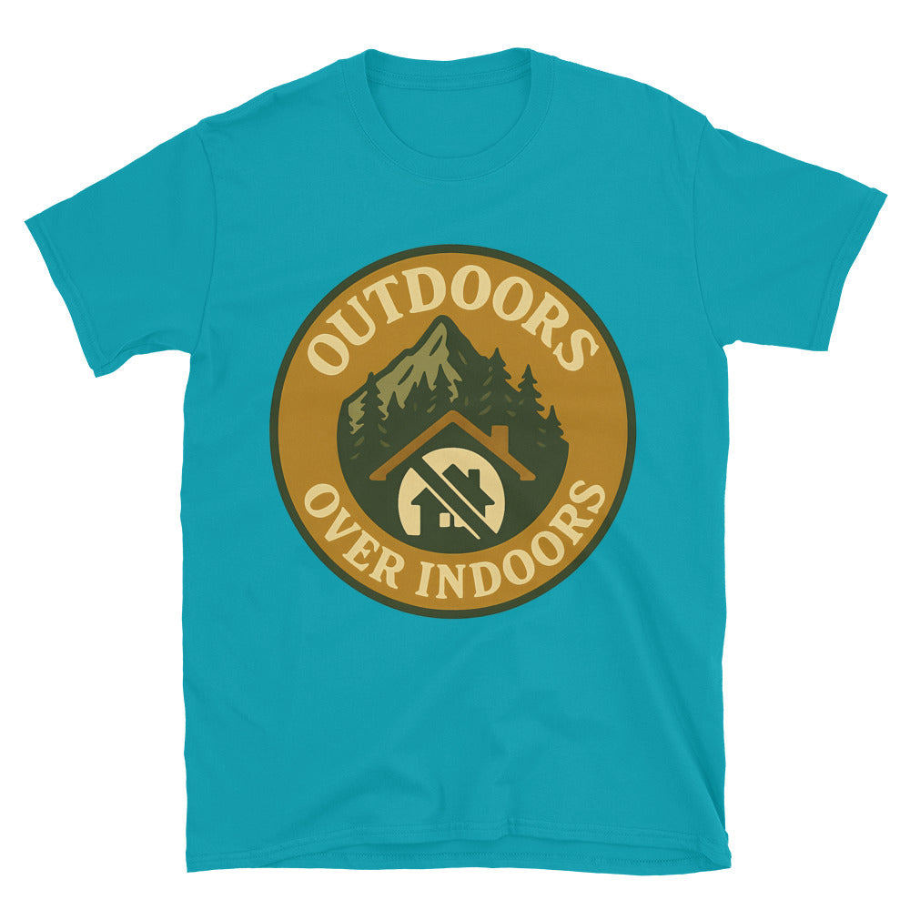 Outdoors Over Indoors T-Shirt Hoodie, Sweatshirt | CiraTrend.com (Image 1)